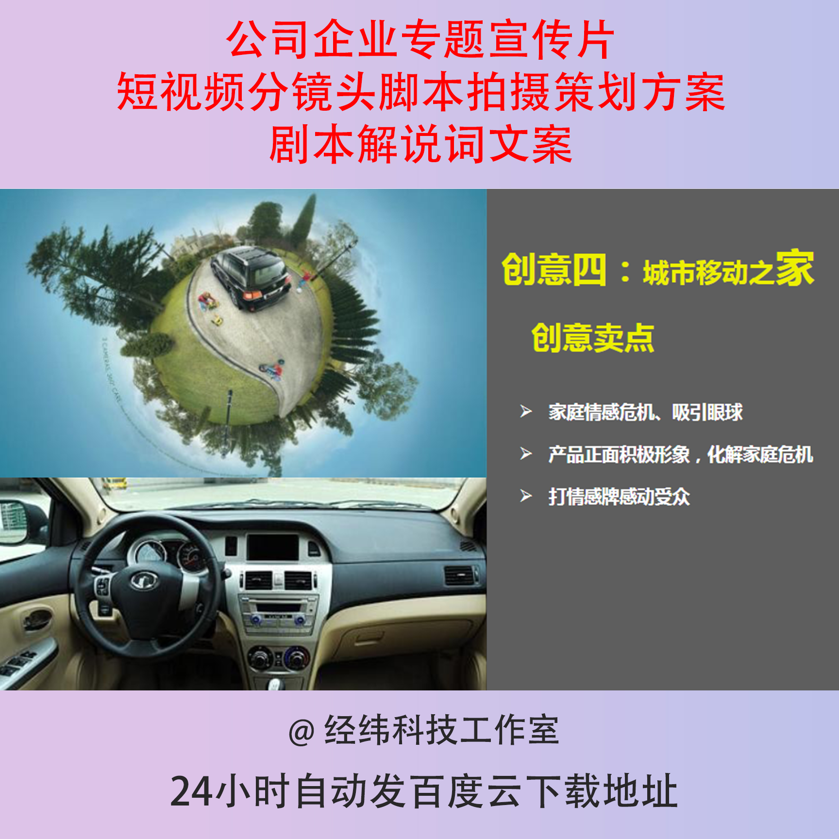 公司企业专题宣传片短视频分镜头脚本拍摄策划方案剧本解说词文案