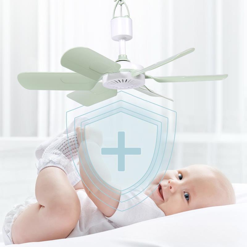 夏天上小吊扇小型迷你风宿774学生蚊帐舍床电微风扇家用大风力电