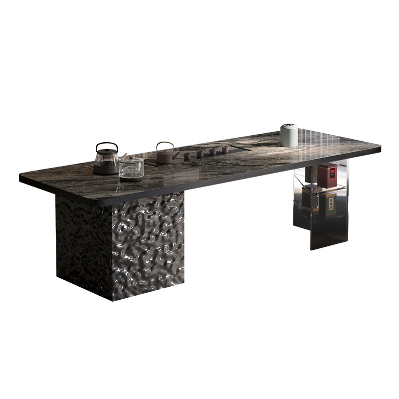 不锈钢现代简约设计师轻奢泡茶桌