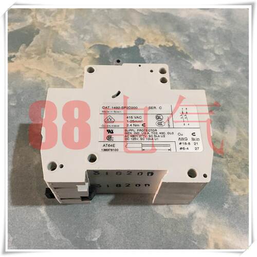 原装正品 美国AB/ 1492-SP2D200 空开断路器2P/D20A