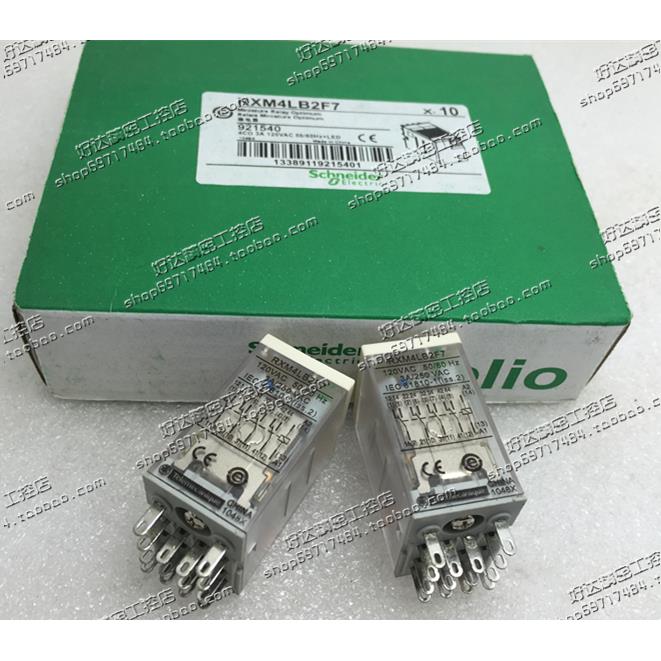 原装正品 Schneider 继电器 RXM4LB2F7 AC120V 现货全新