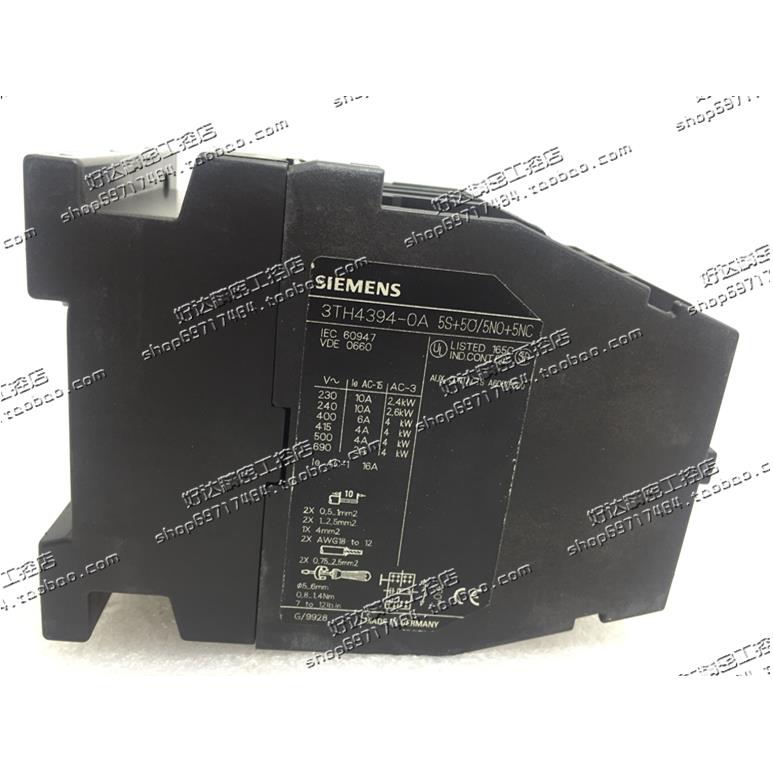 原装正品 Siemens 接触器 3TH4394-0A 42VAC 现货全新 特价