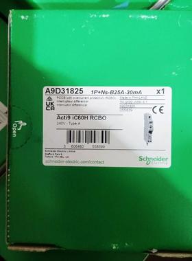 A9D31825 1P-NS-C25A-100mA iC60H RCBO
