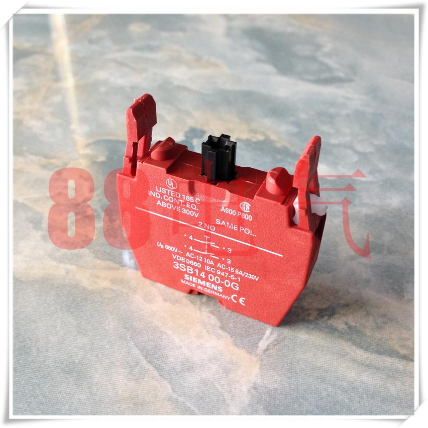 原装正品－德国 3SB1400-0G OG 按钮辅助触点 2NO