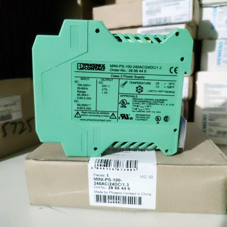 菲尼克斯2866446 MINI-PS-100- 240AC/24DC/1.3