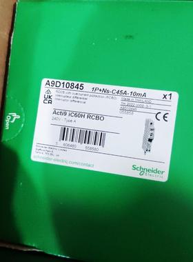 A9D10845 1P-NS-C45A-100mA iC60H RCBO