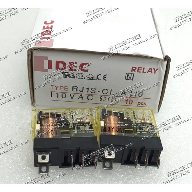 原装正品 IDEC 继电器 RJ1S-CL-A110 AC110V 现货全新 销售