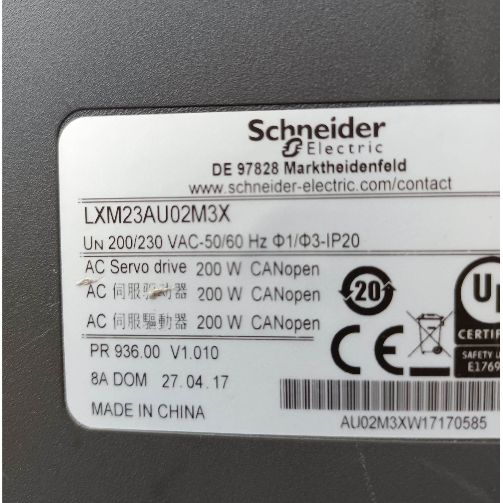 LXM23AU02M3X LXM23AU04M3X BCH0601O12F1C BCH0602O12A1C