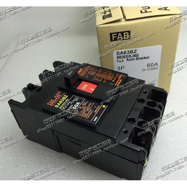 原装正品 FUJI 断路器 SA63BZ 3P 60A 现货特价 质保一年