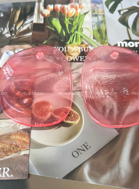 蛇年2025春晚王菲同款虾片耳环夸张耳饰明星气质耳钉原创耳坠女