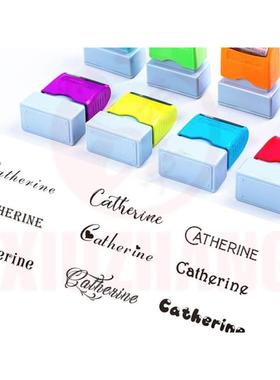 Custom teacher Name ink Stamp Signature Calligraphy Selfing-