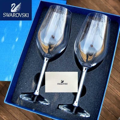 Glasses Goblet Wine Glass Crystalline Luxury Party Toasting