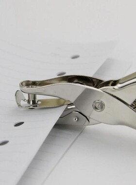 School Office Metal Single Hole Puncher Hand Paper Punch Sin