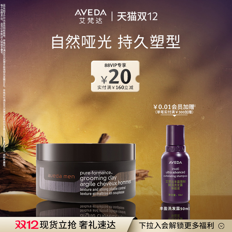 Aveda艾梵达男士卓越定型发泥