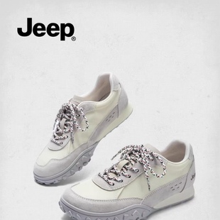 jeep防滑厚底登山鞋女春季休闲爬山徒步鞋不累脚旅游鞋户外运动鞋