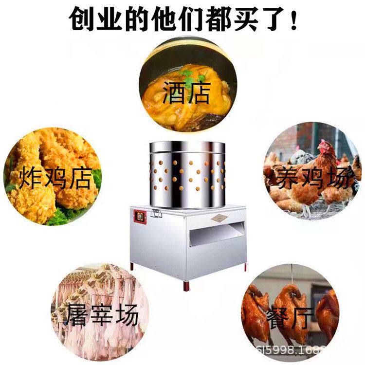 全自动多功能鸡鸭脱毛机可去除鸡毛鸭毛鹅毛家禽除毛机