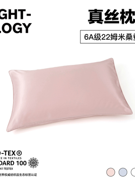 NIGHTOLOGY晚安学22姆米真丝枕套100桑蚕丝单只礼盒装2025新款