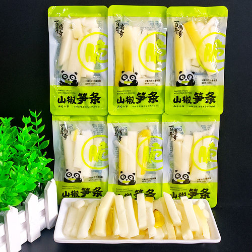 百年传奇山椒味笋尖脆笋开袋即食笋条笋尖竹笋小包装休闲零食小吃