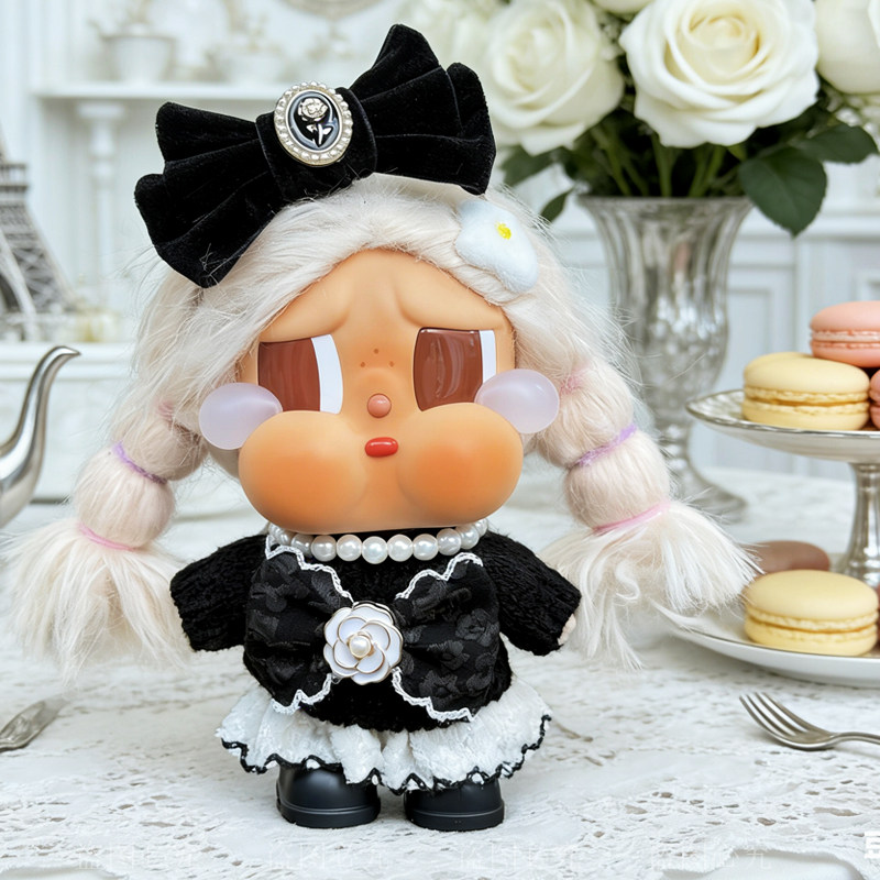 学院风娃衣哭娃衣服crybaby黑白蝴蝶结珍珠装饰套装潮玩娃衣,模玩/动漫/周边/娃圈三坑/桌游,潮玩娃衣,淘宝优惠券,粉丝福利购,淘宝优惠卷