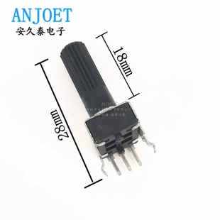 RV0932 立式 柄長(zhǎng)18mm B1K 可調(diào)電阻 RV09電位器 直銷 B102