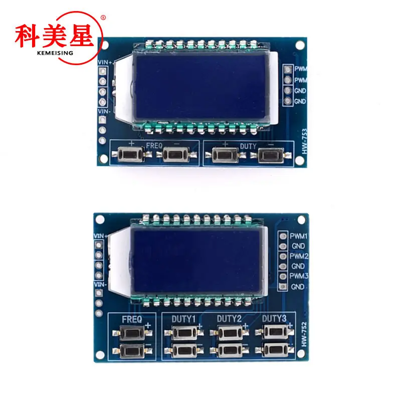 1路3路 PWM脉冲频率占空比可调模块 方波矩形波信号发生器XY-LPWM