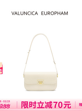 Valuncica/华伦西亚吐司包小众新款牛皮斜挎小方包单肩腋下包包女