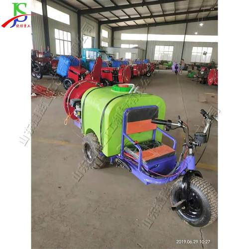 座驾式城市绿化喷雾机 小型园林除草喷洒车 农用电动三轮打药车