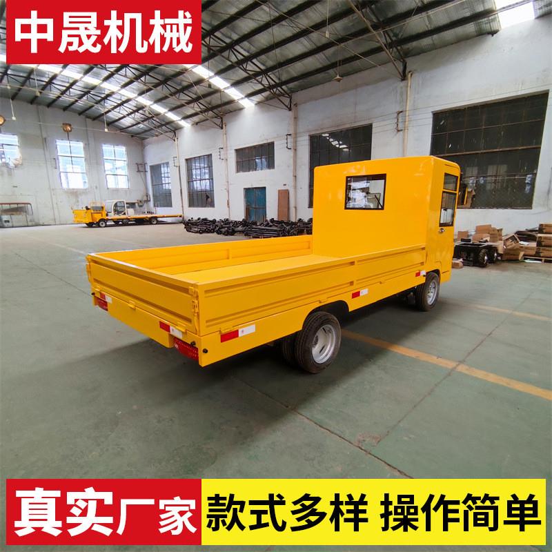 电动搬运车平板拉货仓库工地搬运输用工具小型四轮拉货手推车