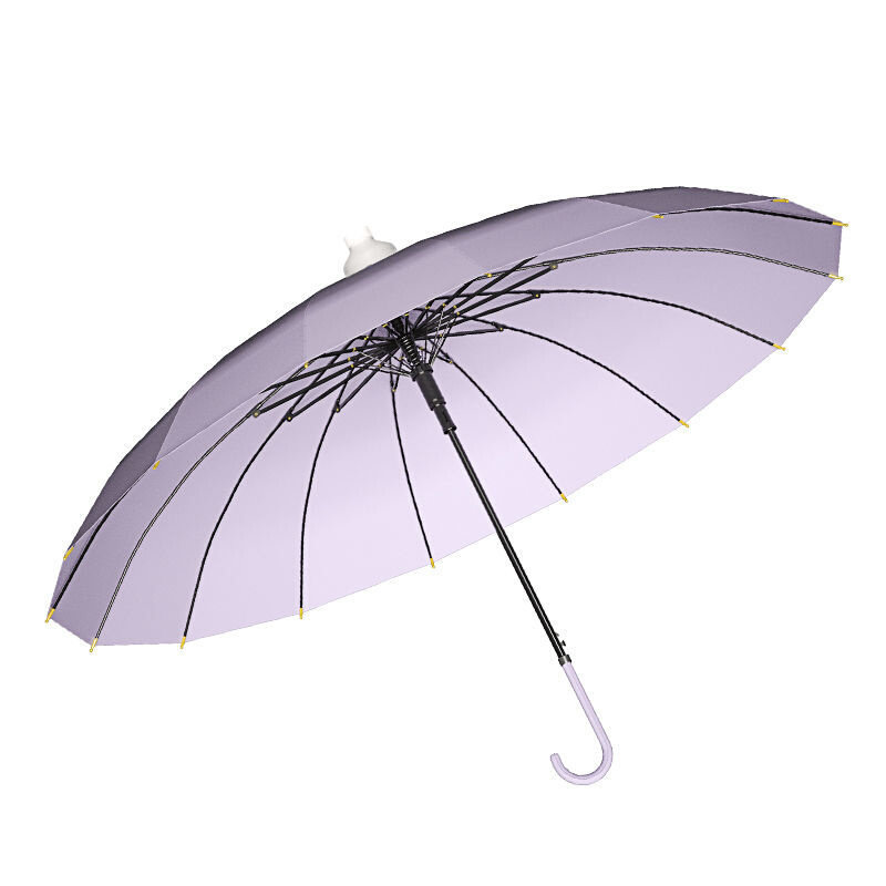 长柄雨伞自带加厚防水套筒自动防水套伞双人直杆伞广告定制礼品伞