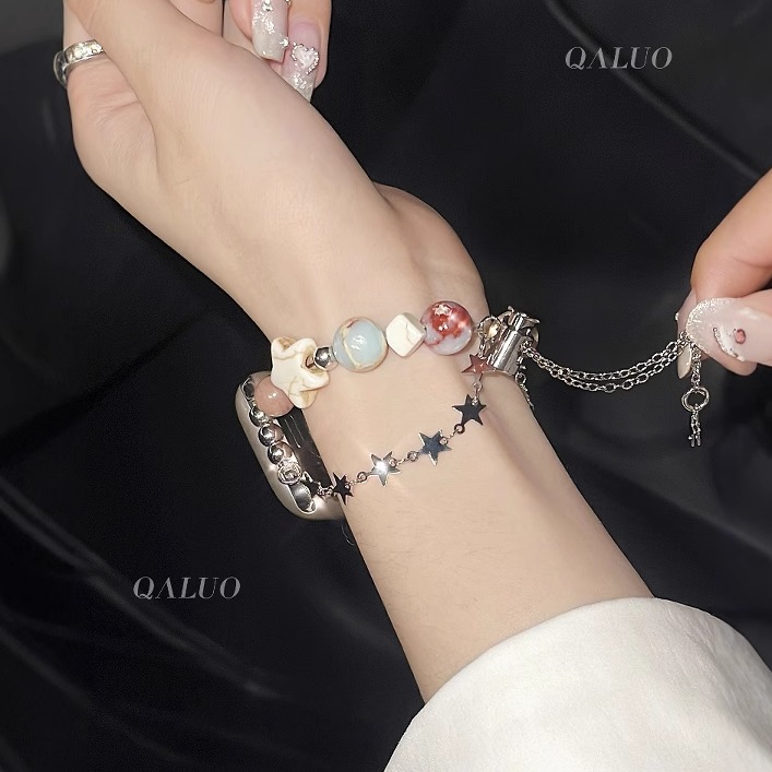 春夏星星表带QALUO/千洛苹果手表