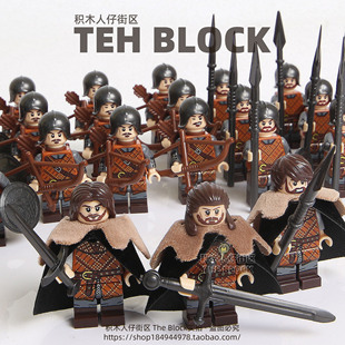 中世纪骑兵武士第三方权力 塑料玩具 游戏积木士兵小人仔军事拼装