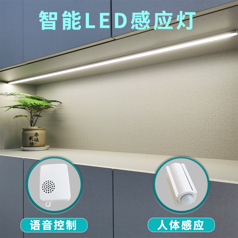 人體感應鞋柜衣柜長條燈人來亮燈