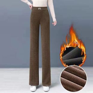 女垂坠感秋冬2023年新款 雪尼尔阔腿裤 显瘦 处理 清仓捡漏亏本特价