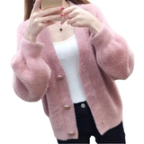 Специальная версия Taobao Broken Code Brand Женская одежда Limited Time Spike 2022 Весна и осень Новая корейская версия имитационного бархатного вязания Mink