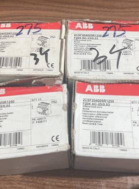 ABBF200系列，型号2CSF204005R1250.F2