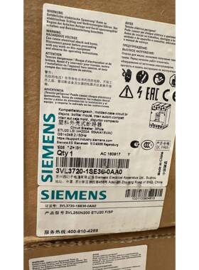 断路器 3VL3720-1SE36-0AA0