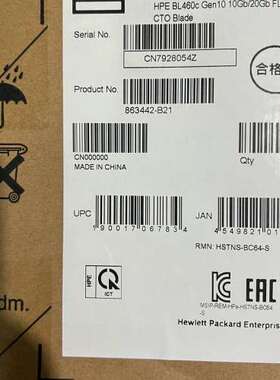 BL460c G10 原产包装 863442-B