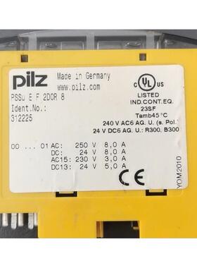 皮尔兹模块312225，312185，312191，剩余