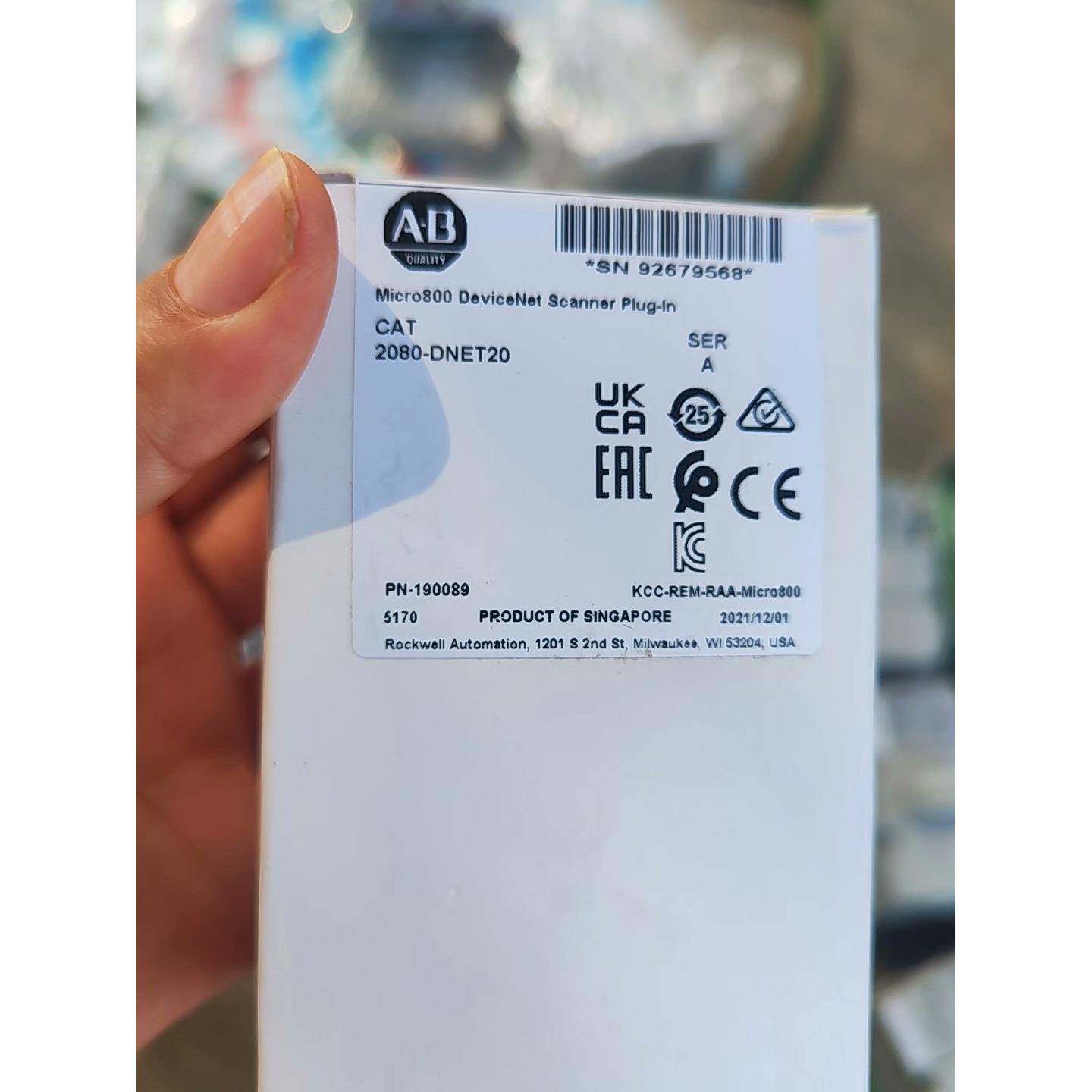 2080-DNET20AB模块，未用。外箱破损的2台