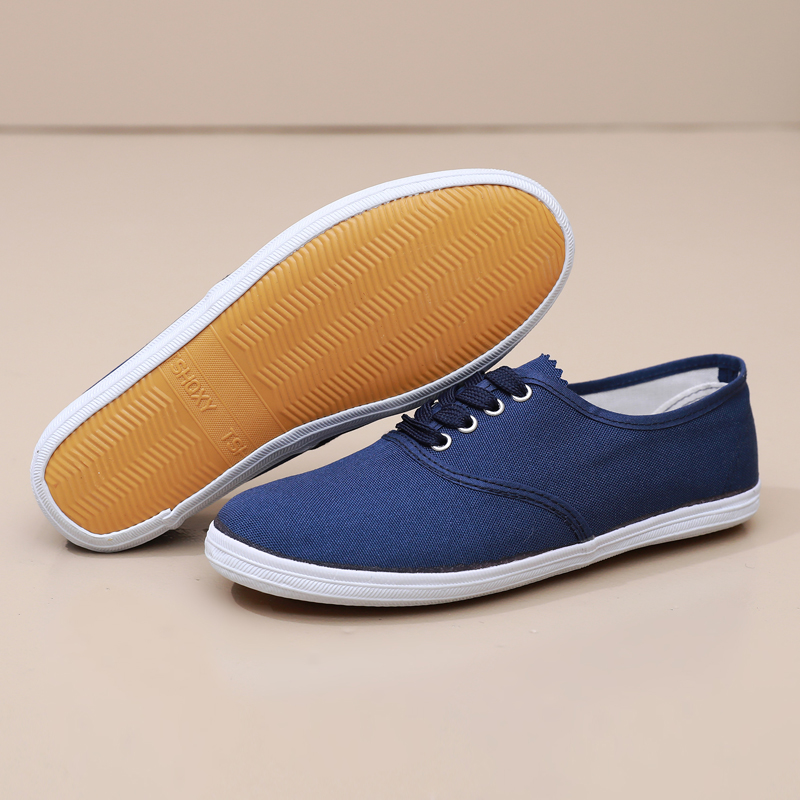 鲁航透气帆布休闲低帮轻便