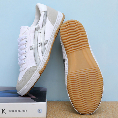 正品帆布鞋男女鞋田径鞋牛筋底运动鞋低帮跑步鞋防滑耐磨休闲男鞋