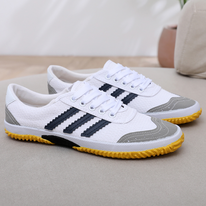 经典复古运动鞋时尚男女帆布鞋休闲单鞋低帮牛筋底防滑田径体考鞋