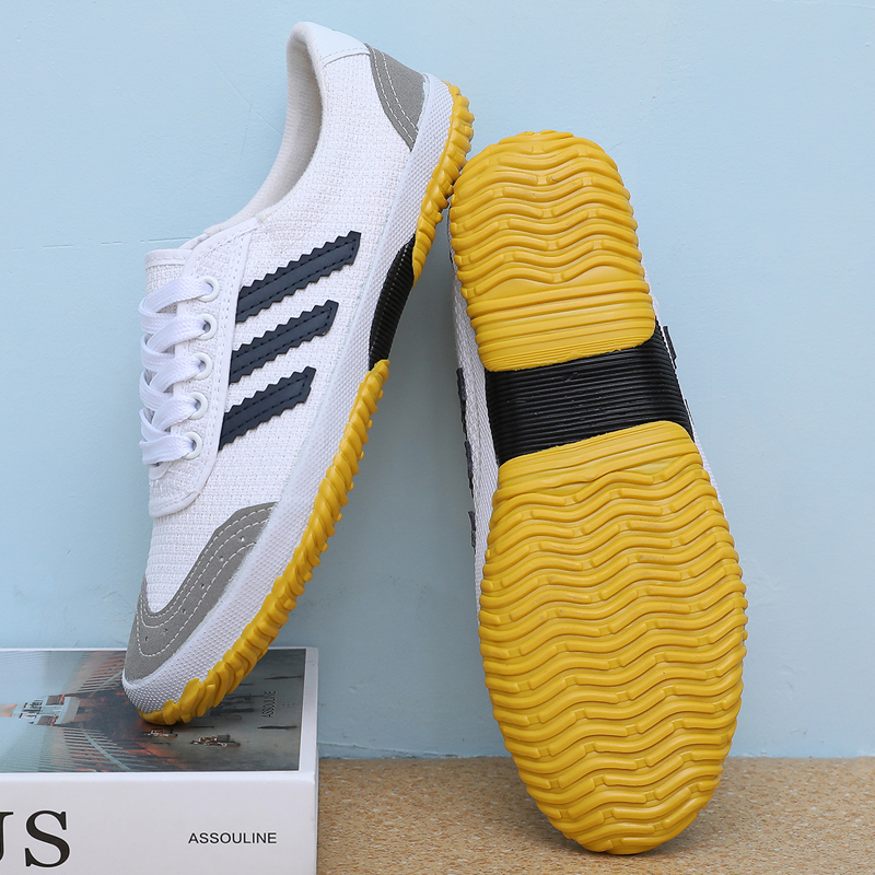 经典复古运动鞋男田径鞋武术训练鞋女帆布鞋休闲低帮防滑乒乓球鞋