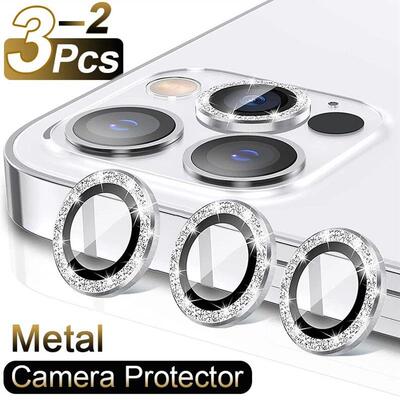 Glitter Camera Lens Protector适用于iPhone 15 14 13 12 11 Pro