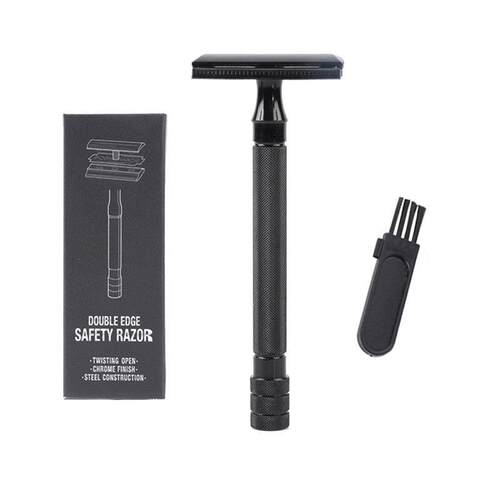 Classic Men Shaver Adjustable Safety Razor Double Edge Stain