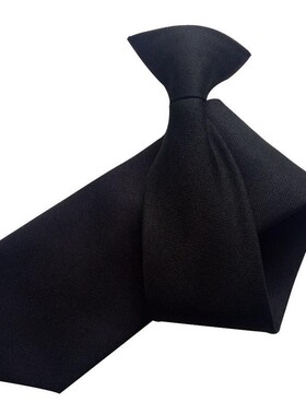 Security tie with black buttons 保安领带黑扣子领带