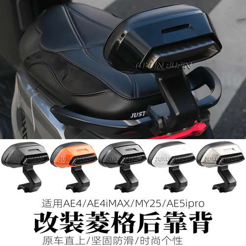 适用极核改装配件电动车AE4i后靠背AE4MY25/AE5i Pro尾翼后靠垫