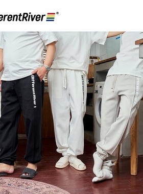 DifferentRiver2023春季立体拼接街头基础显瘦男女同款束口卫裤