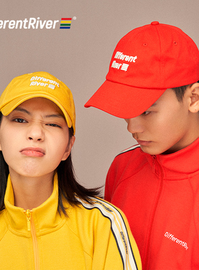 DifferentRiver2023秋季男女同款百搭品牌字母刺绣棒球帽