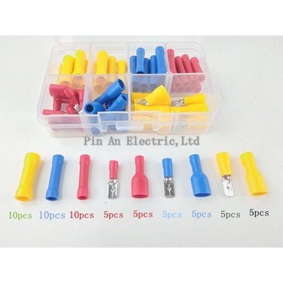60pcs/BOX DIY Splice Wire Connectors Insulated Male Female C